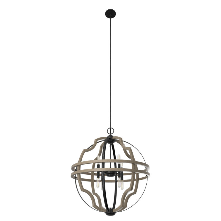 Stone Creek 8 - Light Unique / Statement Bulb Chandelier