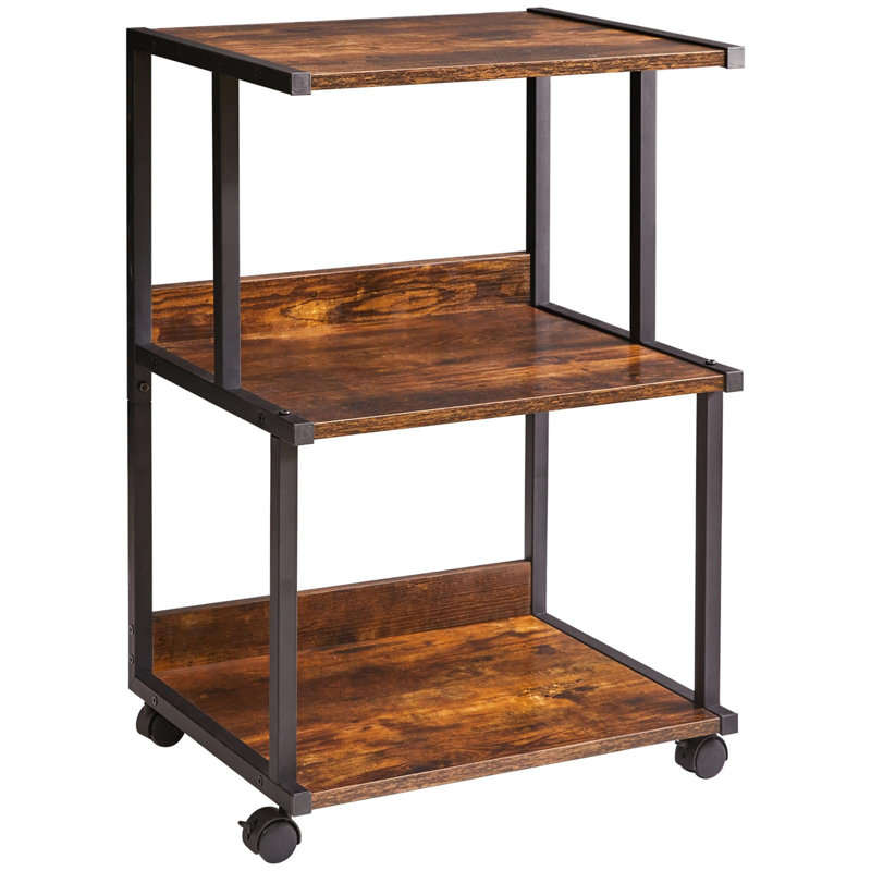 75cm H x 50cm W Printer Stand with Wheels