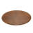 51" Oval Coffee Table, Modern Walnut Wood Cocktail Table with Gold Metal Legs