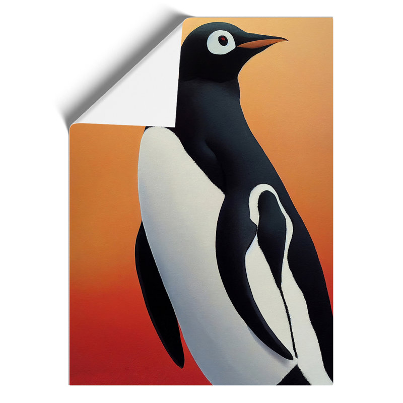 View Of The Penguin - Wall Art, 59.4cm H x 42cm W x 3cm D, Paper, No Matte