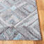 Glencoe Geometric Handmade Tufted Grey/Turquoise Area Rug-1686448024