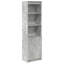 Highboard 50X35x180 Cm Engineered Wood-1897897321