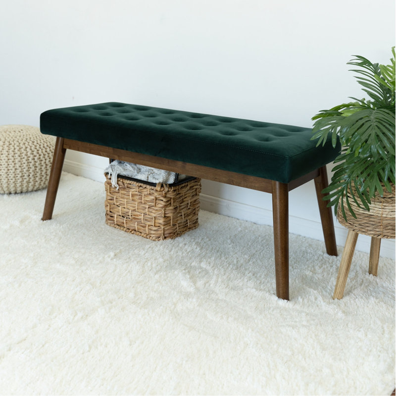 Banc en tissu Dole, Vert
