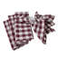 Ensemble de 4 serviettes en tissu à carreaux Buffalo-1278311927