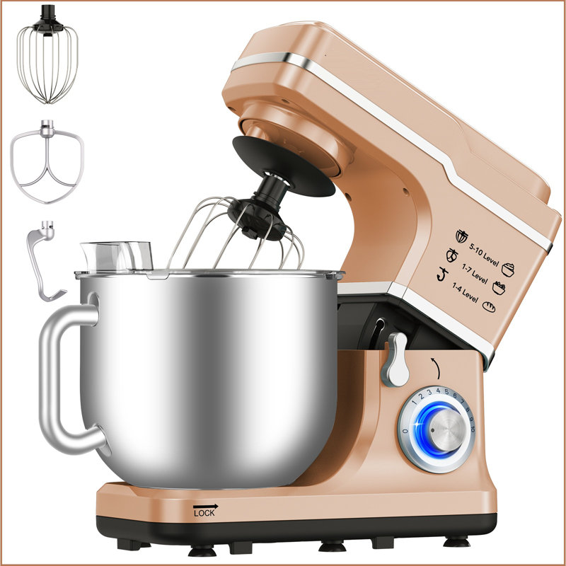 Blue Elephant Stand Mixer, Gold