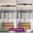 DAKAFUL 6-Light Dimmable Bathroom Vanity Light over Mirror with Wood and Glass Shade-114312322