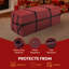 Sac de rangement pour arbre de Noël - Contenant en toile avec fermeture à glissière et sangles de fixation pour arbres artificiels allant jusqu'à 9 pieds-1499794754-1499794758