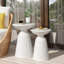 Tables d'appoint d'extérieur en fer avec design évasé-2044121793