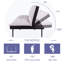 Futon rembourré 71,3 po Khayam-1015004650