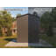 Motorcycle Outdoor Storage Shed With Window ,without tracks and fixtures ,Grey
