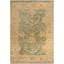 Ajanai Hand Knotted Wool Beige/Brown/Green Rug