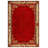 Susan Red Oriental Machine Printed Cotton Polyester Area Rug-1676914021