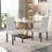 Trischa 2 Pieces Upholstered Dining Chair With High Back, Fabric Parson Chair With Solid Wood Legs, Living Room Padded Chair For Home Kitchen-1325683109