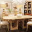 June 83.8" Solid Oak Dining Table