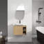 Meuble-lavabo mural 28 po avec lavabo en céramique blanche et porte à fermeture en douceur 28 po-904810762-904810763