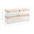 Thomas Martha Stewart Stackable Plastic Storage Box Set with Wooden Lids-90702305