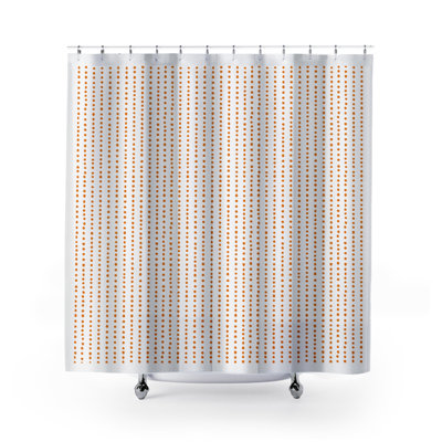 Thora Dots Mid-Century Shower Curtain