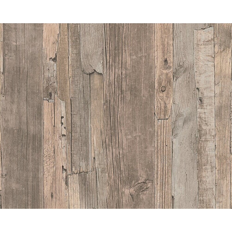 Rouleau de papier peint 33 pi x 21 po DecoWorld, Beige naturel / brun