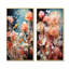 Ensemble de 2 décorations murales marines sous-marines Coral Elegance II - Corail-102583508-102583511
