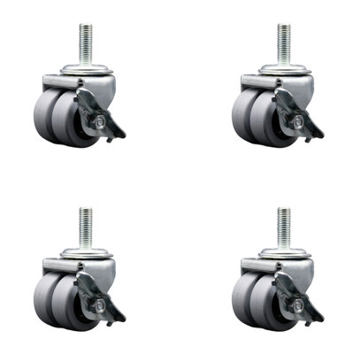 Low Profile Thermoplastic Caster