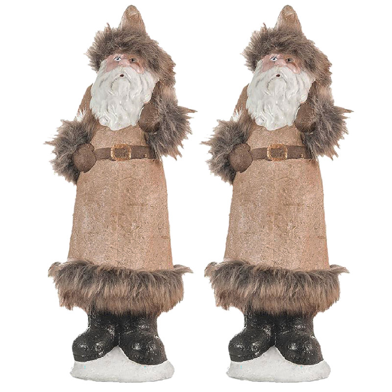 Ensemble de 2 décorations de gnome de Noël, décorations de table de fêtes