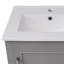 Petit meuble-lavabo moderne de 20 pouces avec lavabo en céramique - 20 * 14,5 * 33,3 pouces, rangement spacieux, 1 porte à fermeture en douceur-832372971