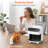 4.5-Quart White Touch Control 1 -Baskets Air Fryer-129303371