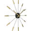 Plug Inn Metal Wall Clock-86638182
