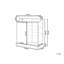Balcony Greenhouse LECCE Silver 59 cm