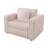 44.9" Single - Pink. Highly Comfortable For Bedroom & Living Room. High Sponge Filler. Combinable Shapes. Stylish Design. Detachable Washable Cushions. Metal Frame. Microfiber. 1 Seat In Pink-1223969532