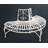 Metal Semi-Circle Tree-Wrap Bench-50844519