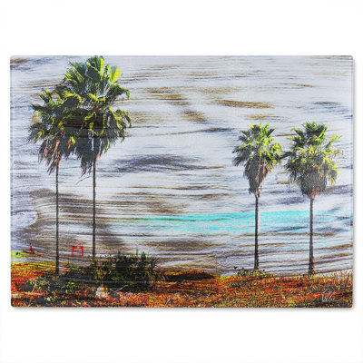 S&B Palm Glass Chopping Board