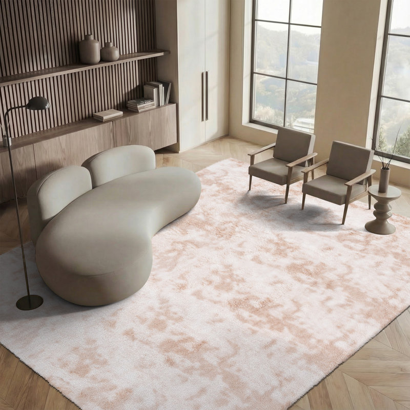 Zarrius Shag Performance Abstract Rug, Rectangle 8' x 10'