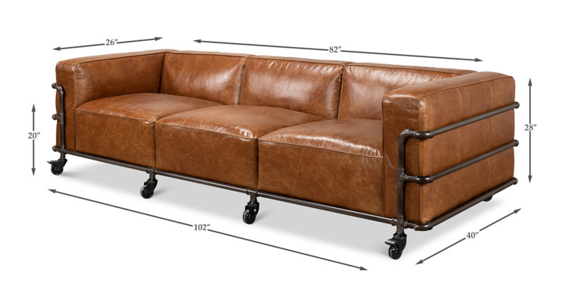 Antwerp Leather Sofa