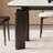 Simple rock board dining table and chair set-112306731