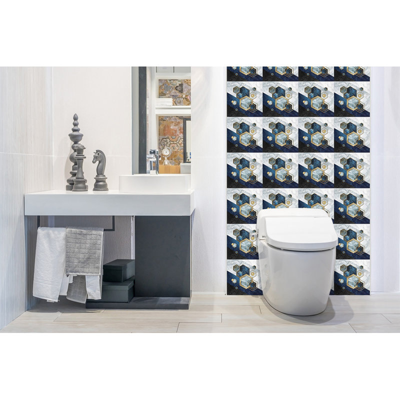 Sticker Self Adhesive Vinyl Splashback Wall Stickers 39,37x19,68 Inch Wall Tiles Tile Peel and Stick