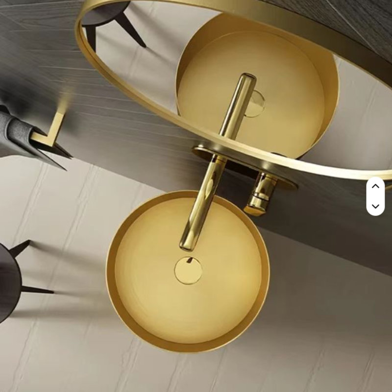 Lavabo en acier inoxydable brossé