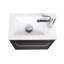 Ensemble de meuble-lavabo simple 16 po mural