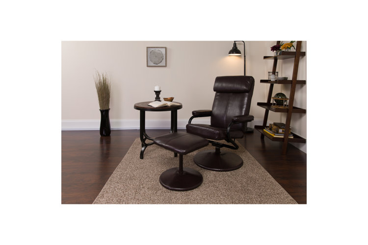 Weinstein Manual Swivel Standard Recliner with Ottoman