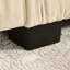 Canapé modulaire en chenille à 2 sièges avec détails ruisselés, 2 repose-pieds mobiles, mousse à haute densité, coussins de dossier en forme de L, assemblage facile, pour le salon, la chambre à coucher-348465743