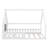 Lenard Kids Full Size Wood House Bed-134861596
