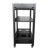 Ahseem 24" Transitional Rolling Kitchen Serving Cart with Wine Rack, Drawer, and Towel Bar