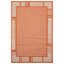 Tapis orange à motif géométrique Kazen-1140208275