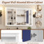 Armoire de toilette avec miroir 47 po-1351407053