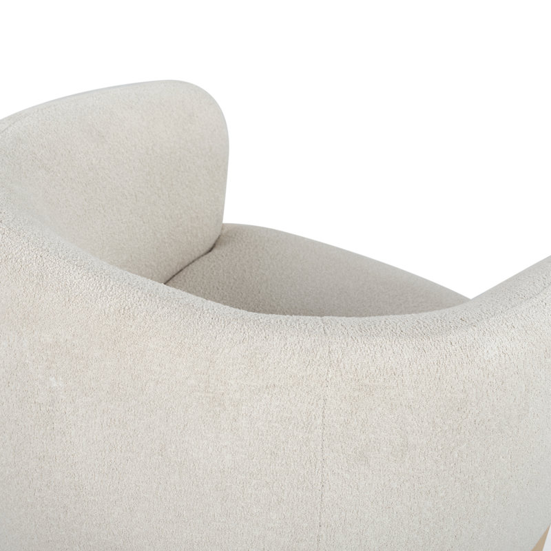 Lauricella Barrel Back Dining Chair, Tan