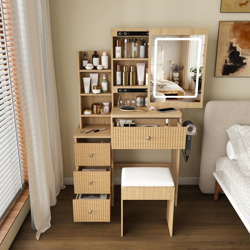 74 cm W Chest of 4 Drawers
