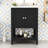Bathroom Vanity Ceramic Sink with Shelf