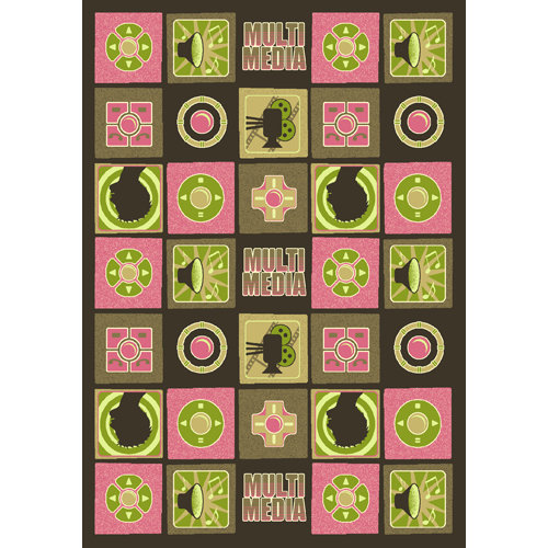 Tapis câblé Just for Kids, Rectangle 7 pi 8 po x 10 pi 9 po