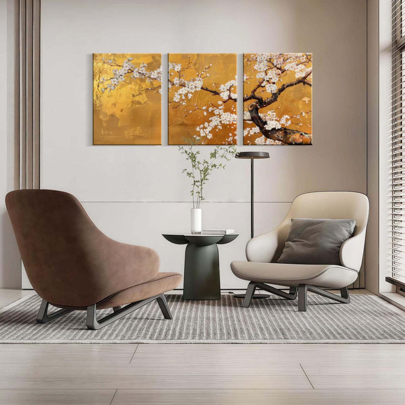 3 Piece Wrapped Canvas Print, 40 cm H x 30 cm W