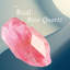 Robinet pour salle de bain à 2 poignées avec poignées en cristal rose Susanna-98287571